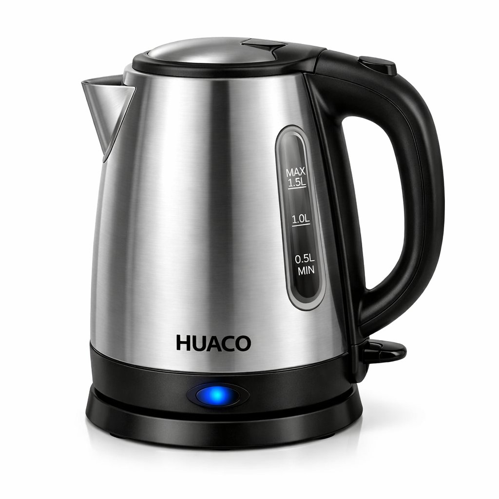 华强银色电热水壶产品图