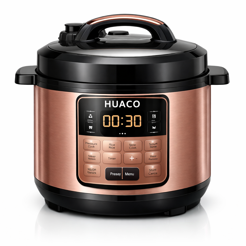 玫瑰金电压力锅