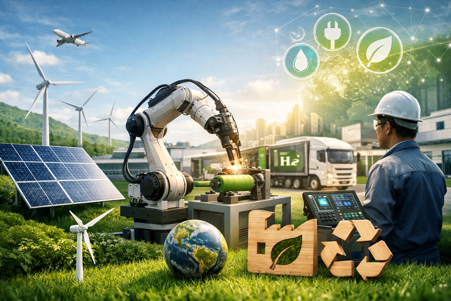 绿色可持续发展理念图